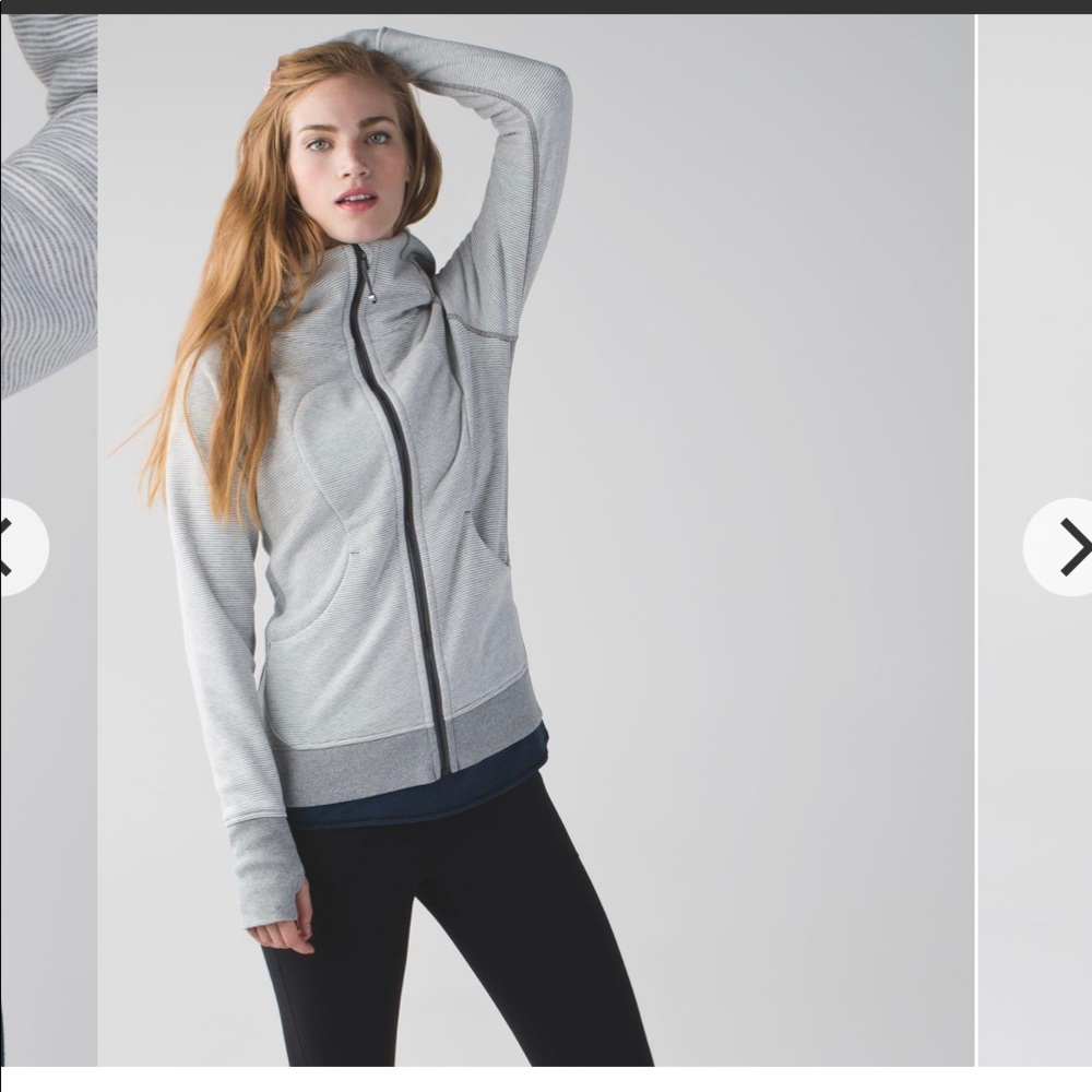 Lululemon scuba hoodie, wee stripe size 4